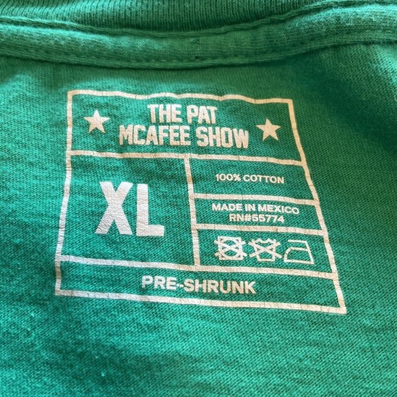 Pat Mcafee Show Mens T-shirt XL No Water Needed St Paddy’s 2019 Green - Picture 4 of 4